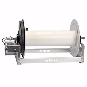 KINGS 18" SS ELECTRIC HOSE REEL 1/2" INTERNALS